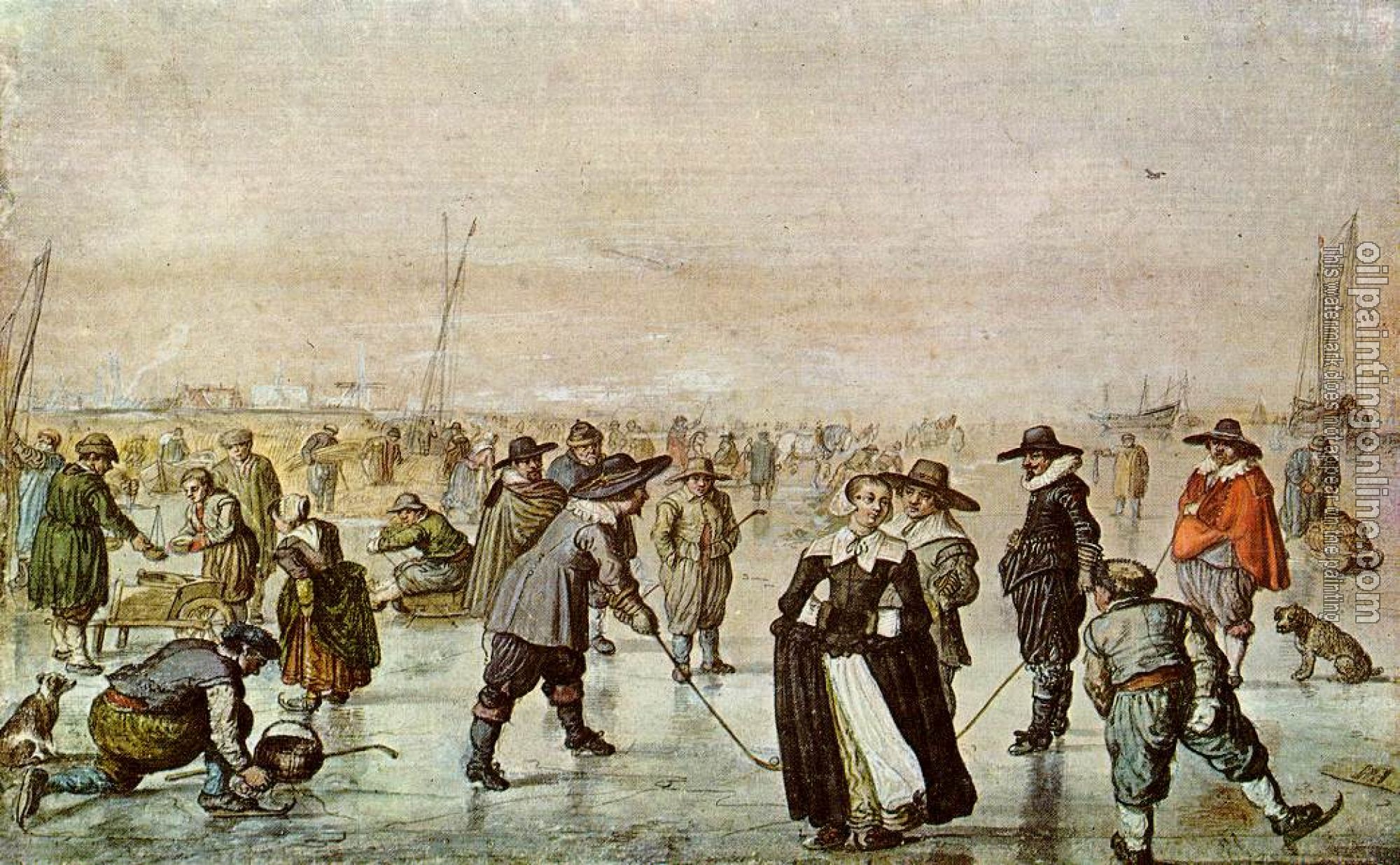 Avercamp, Hendrick - A Scene On The Ice
